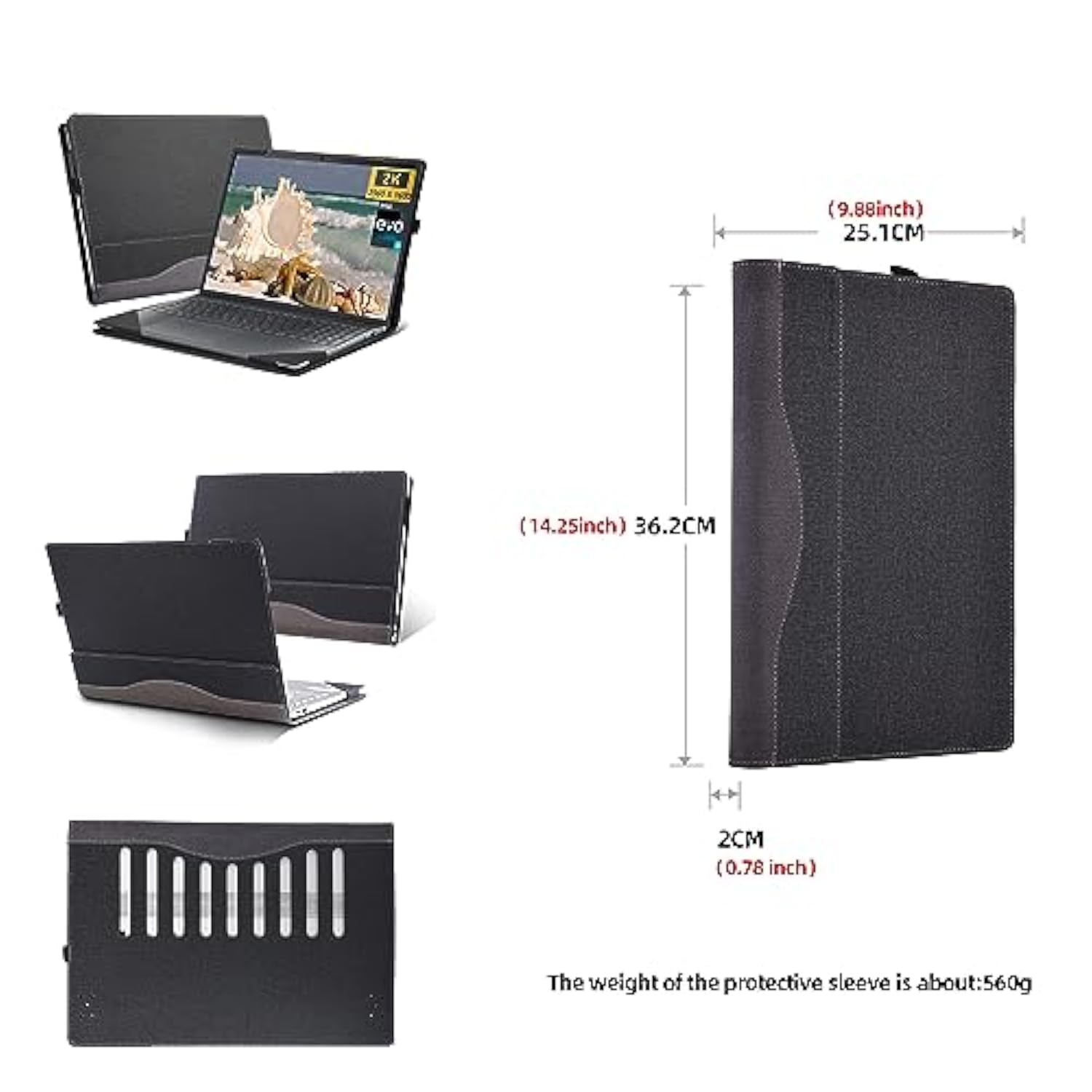 Laptop Case For 2023 Yoga 7I 16"| Yoga 7 16Irl8 /16Iah7/16Iap7 /16Ahp9/16Im9 2-In-1 |15Z-Ds100/15-Cn/15-Dr1007Tx/15-Cp0053Cl /15.6" Laptop Case (Grey)