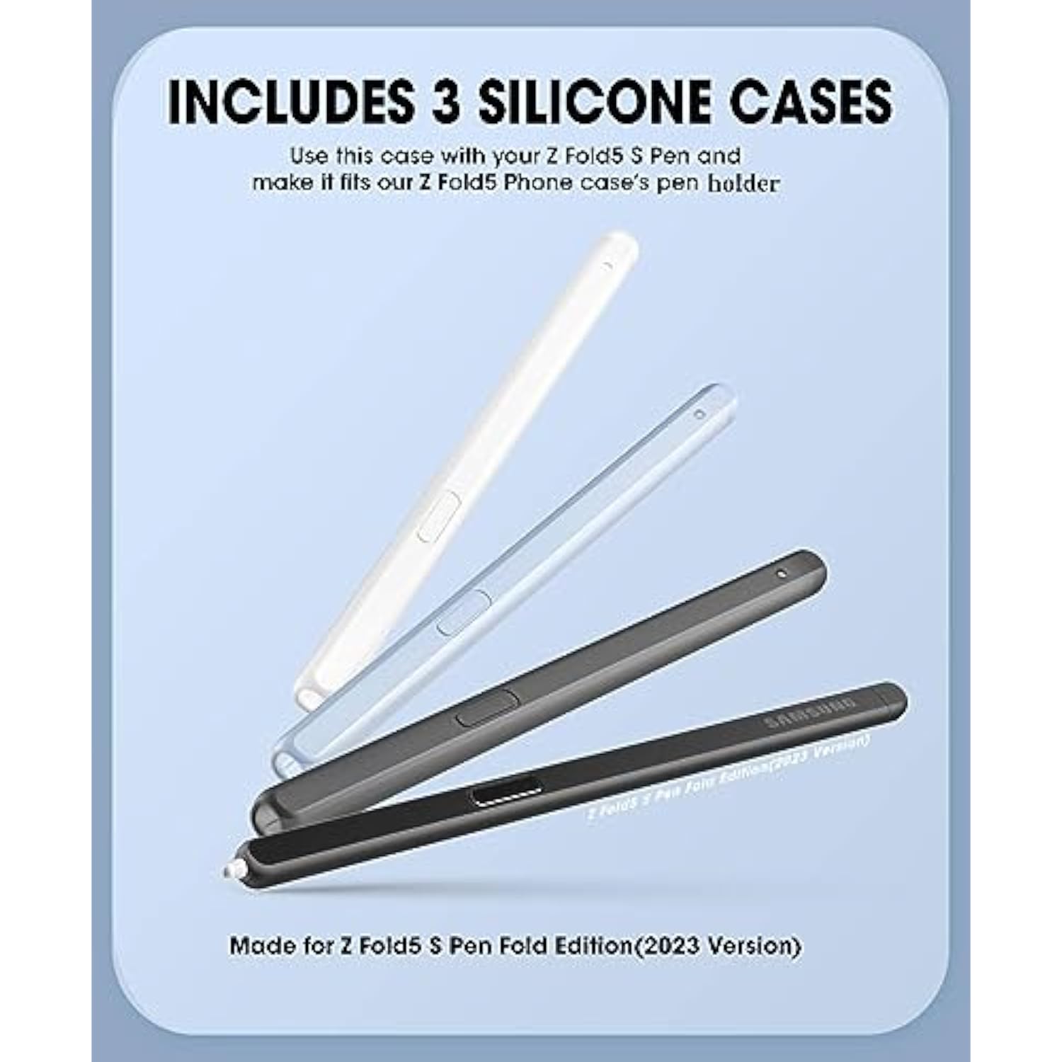 SUPCASE for Galaxy Z Fold 5 Case (Unicorn Beetle), [Belt Clip with S Pen Holder] [Built-in Screen Protector & Stand] Heavy Duty Shockproof Protective Rugged Phone Case for Samsung Fold 5, Black