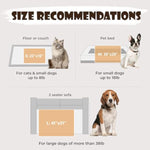 1 Pack 3 Blankets Super Soft Fluffy Premium Fleece Pet Blanket Flannel Throw For Dog Puppy Cat Paw Brown/Pink/White Small(23X16 Inch)