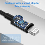 Iphone Charger Fast Charging, 3Pack Usb-C Wall Charger Block With 6Ft Usb C To Lightning Cables Compatible For Iphone 14/14 Pro/14Pro Max/13/12/11/Xs Max Type C Charge