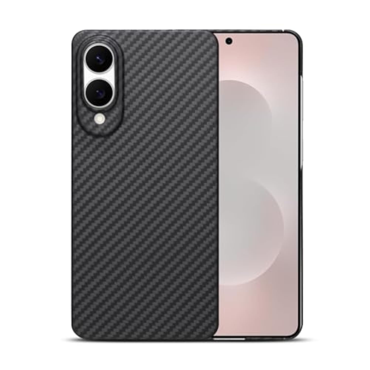 Ultra Thin And Lightweight Aramid Carbon Fiber Case For Samsung Galaxy S25 Edge Black