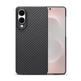 Ultra Thin And Lightweight Aramid Carbon Fiber Case For Samsung Galaxy S25 Edge Black