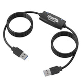 Usb Transfer Cable, Unlimited Use, Transfer Data Between 2 Windows Pc'S, Compatible With Windows 11, 10, 7, Xp, Bravura Easy Computer Sync Software Included