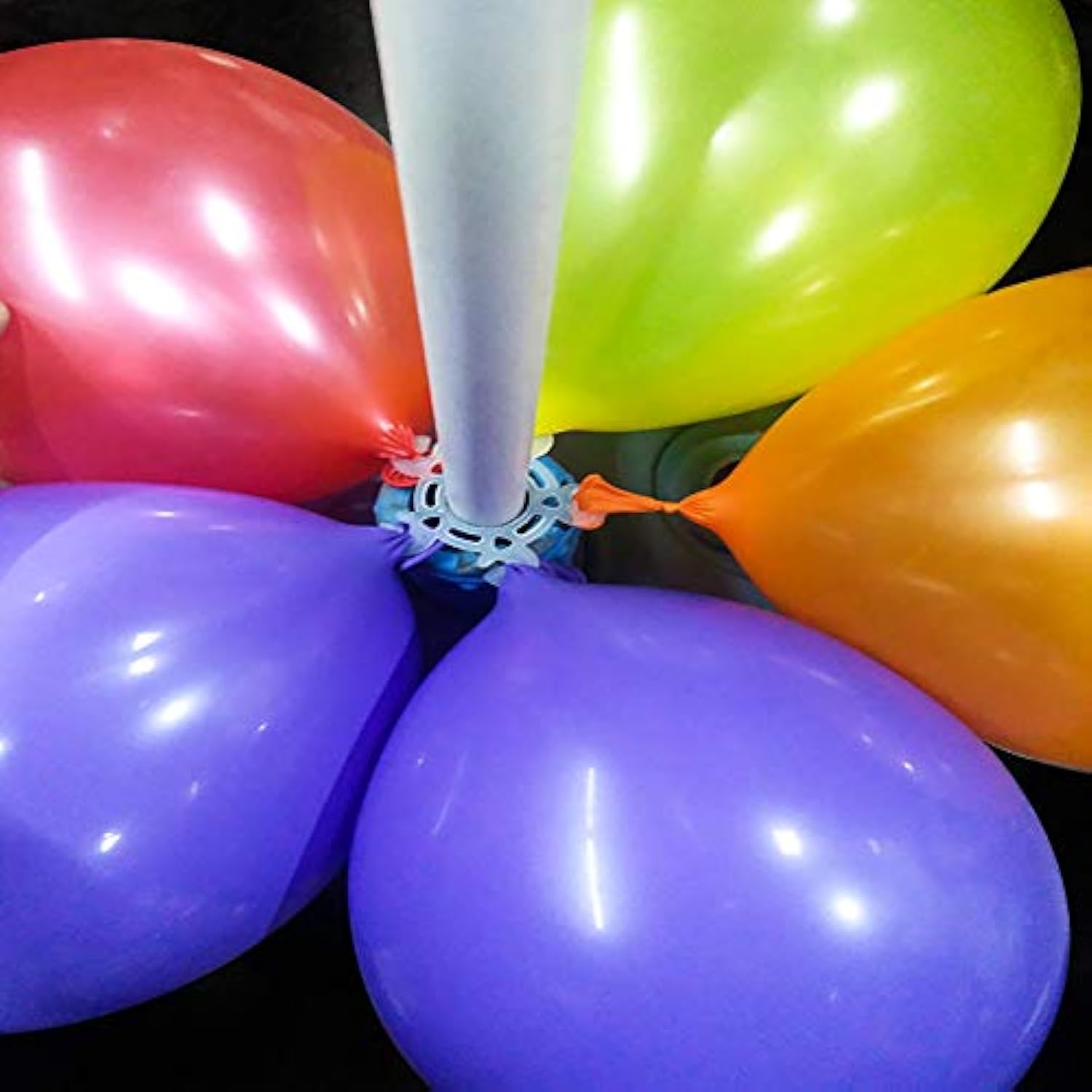 Balloon Clips(120 Pcs), Balloon Connectors For Decor Balloons Arch, Balloons Column Stand And Flowers - Birthday, Wedding, Baby Shower Party Decorations