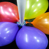 Balloon Clips(120 Pcs), Balloon Connectors For Decor Balloons Arch, Balloons Column Stand And Flowers - Birthday, Wedding, Baby Shower Party Decorations