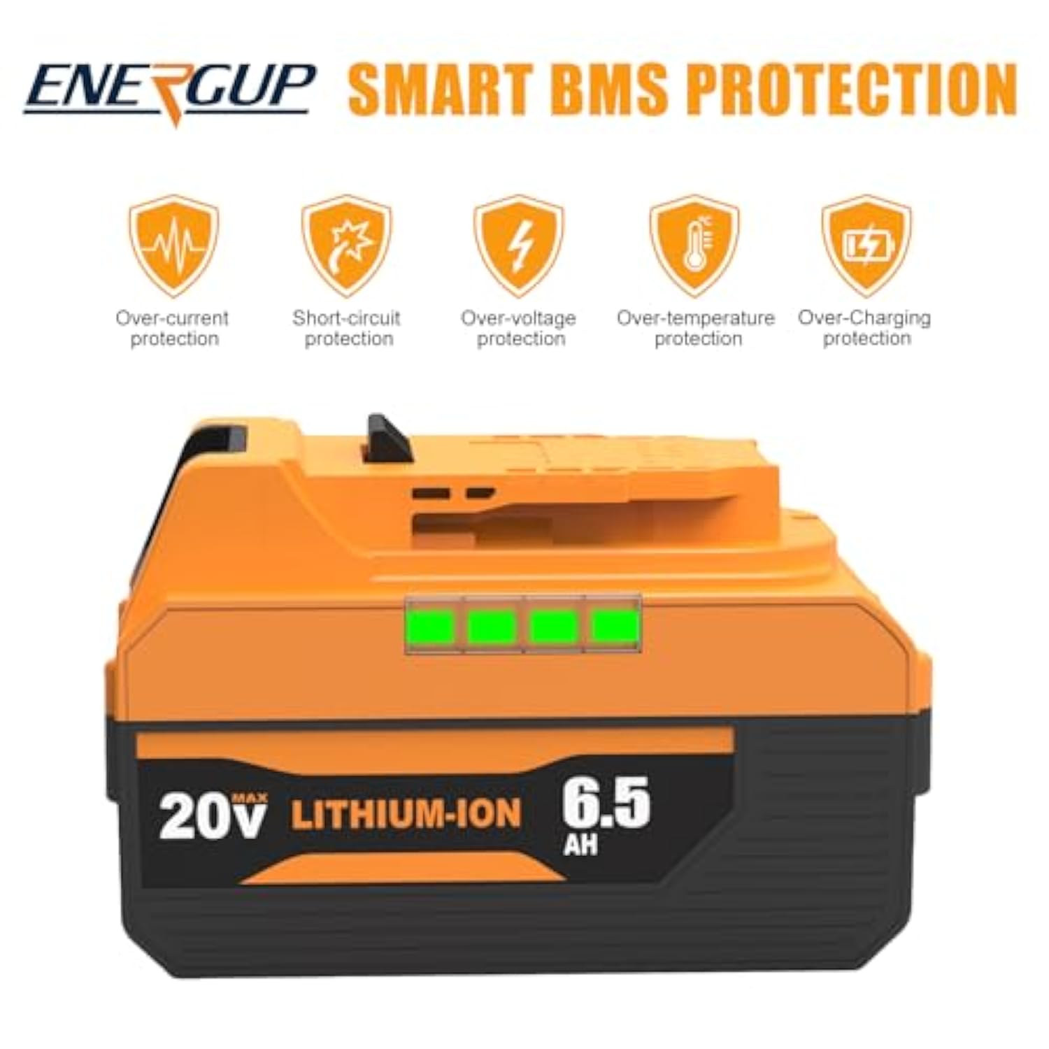 Replacement For Dewalt 20V Battery And Charger, Compatible With Dewalt 20V Max Battery Dcb206 Dcb204 Dcb201 Dcb200, With Dcb107 Dcb105 20V Dewlt Battery Charger (2Pack Blue)