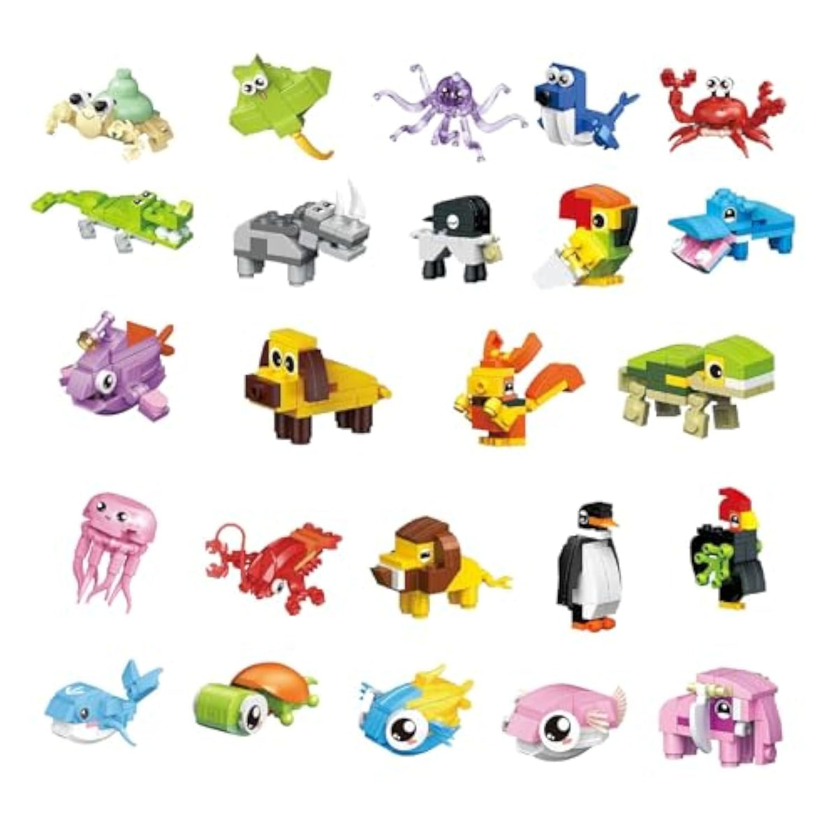 Party Favors - 24Pack Mini Building Blocks Toy For Goodie Bag,Bulk Toys Classroom Prizes,Party Bag,Pinata Stuffers,Back To School Birthday Students Gifts For Kids,Boy 6-8-12