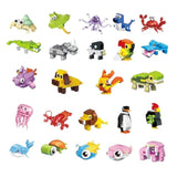 Party Favors - 24Pack Mini Building Blocks Toy For Goodie Bag,Bulk Toys Classroom Prizes,Party Bag,Pinata Stuffers,Back To School Birthday Students Gifts For Kids,Boy 6-8-12