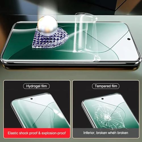 [2 Pack] Cellphone Screen Protector for OnePlus 15 5G, Full Coverage, Anti-Scratch, Shock-Resistant with Durable TPU Flexible Hydrogel Film for