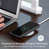 Slim 4700Mah Backup Portable Charger Phone Case For Samsung Galaxy S22 6.1" Fast Wireless Charging External Portable Charge Case Black