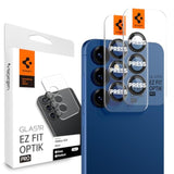 Spigen Camera Lens Screen Protector [GlasTR EZ Fit Optik Pro] Designed for Galaxy S25 - Black [2 Pack]