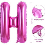 Spring Fling Balloon Banner,Welcome Hello Spring Banner,Happy Easter Decorations Garland,Rose Pink,16Inch
