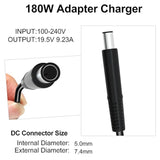 19.5V 9.23A 180W Tip 7.4Mm New Da180Pm111 74X5J Jvf3V Adapter Laptop Charger F