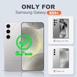 For Galaxy S25 Ultra 5G Case,3 In 1 Oil Painting Flower Pattern Heavy Duty Protection Silicone Rubber Bumper+Hard Plastic Protective Cover For Samsung Galaxy S25 Ultra,Green Flower