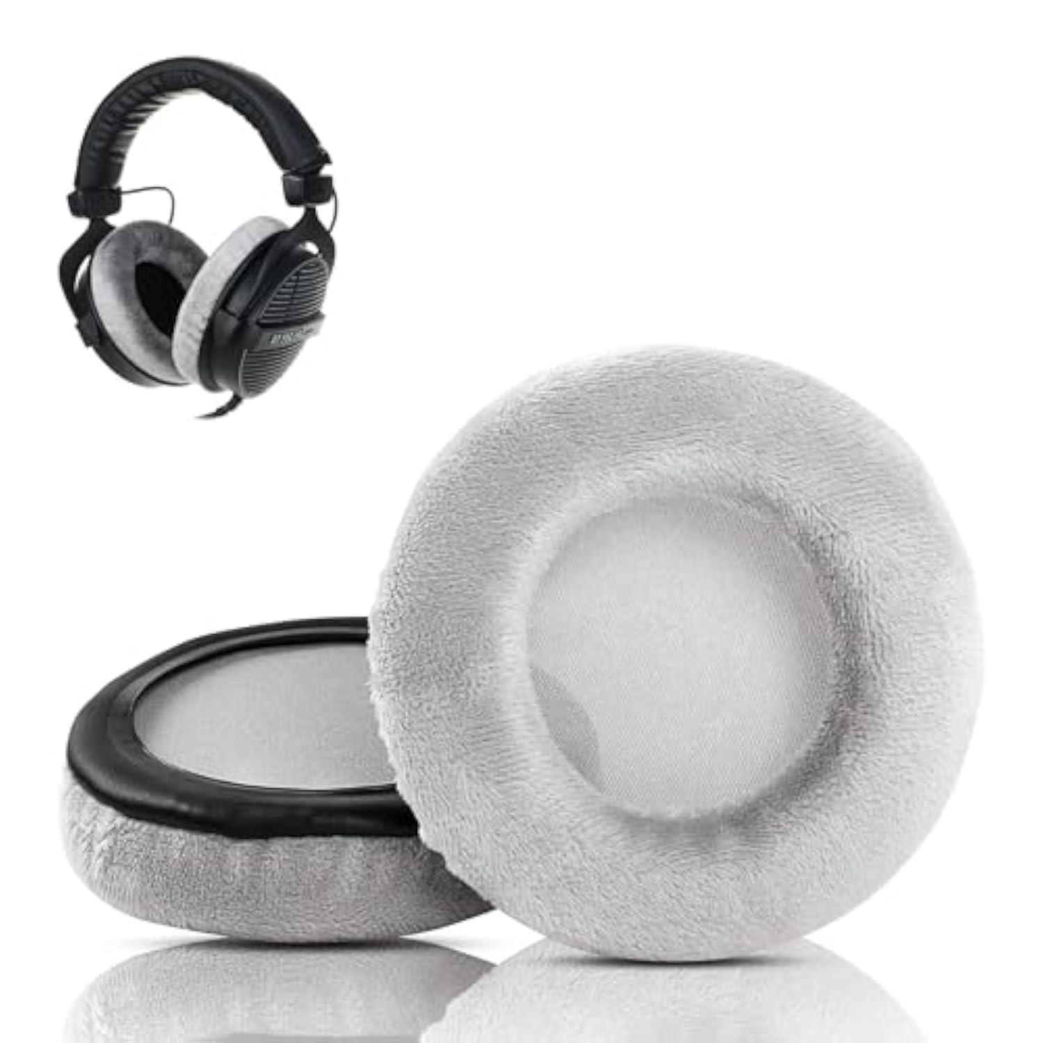 Dt990 Dt770 Ear Pads Cushion – Replacement Compatible With Beyerdynamic Dt990/ Dt770 Pro Headphones,Ear Pads With Comfortable Fabric And Memory Foam