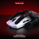Jupiter Se Wireless Gaming Mouse, 26000 Dpi Optical Sensor, Ultralight 46G, 300 Hr Battery Life, 5 Programmable Buttons For Pc/Mac/Laptop, White