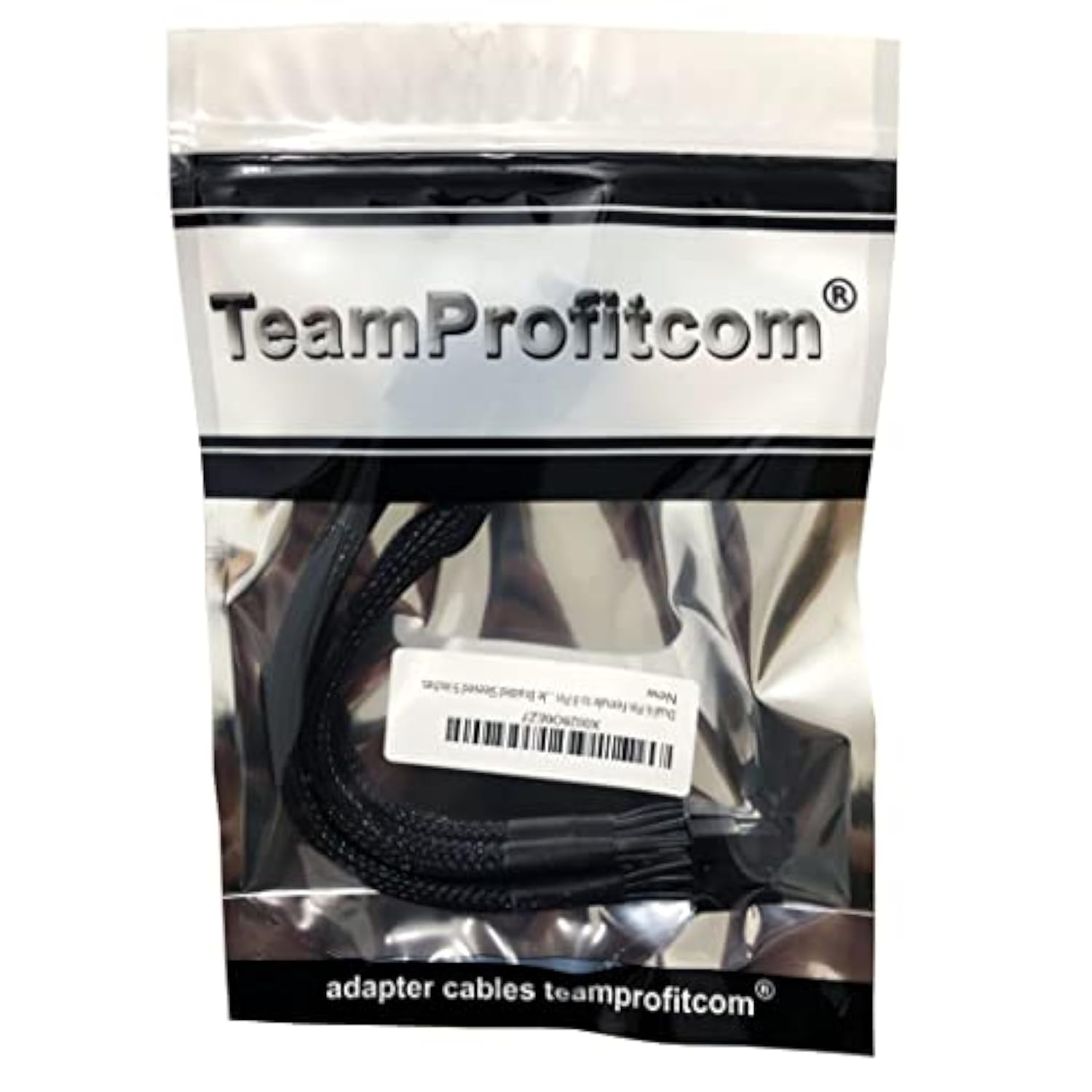 Dual 6 Pin Female To 8 Pin Male Gpu Power Adapter Cable Braided Sleeved 9 Inches