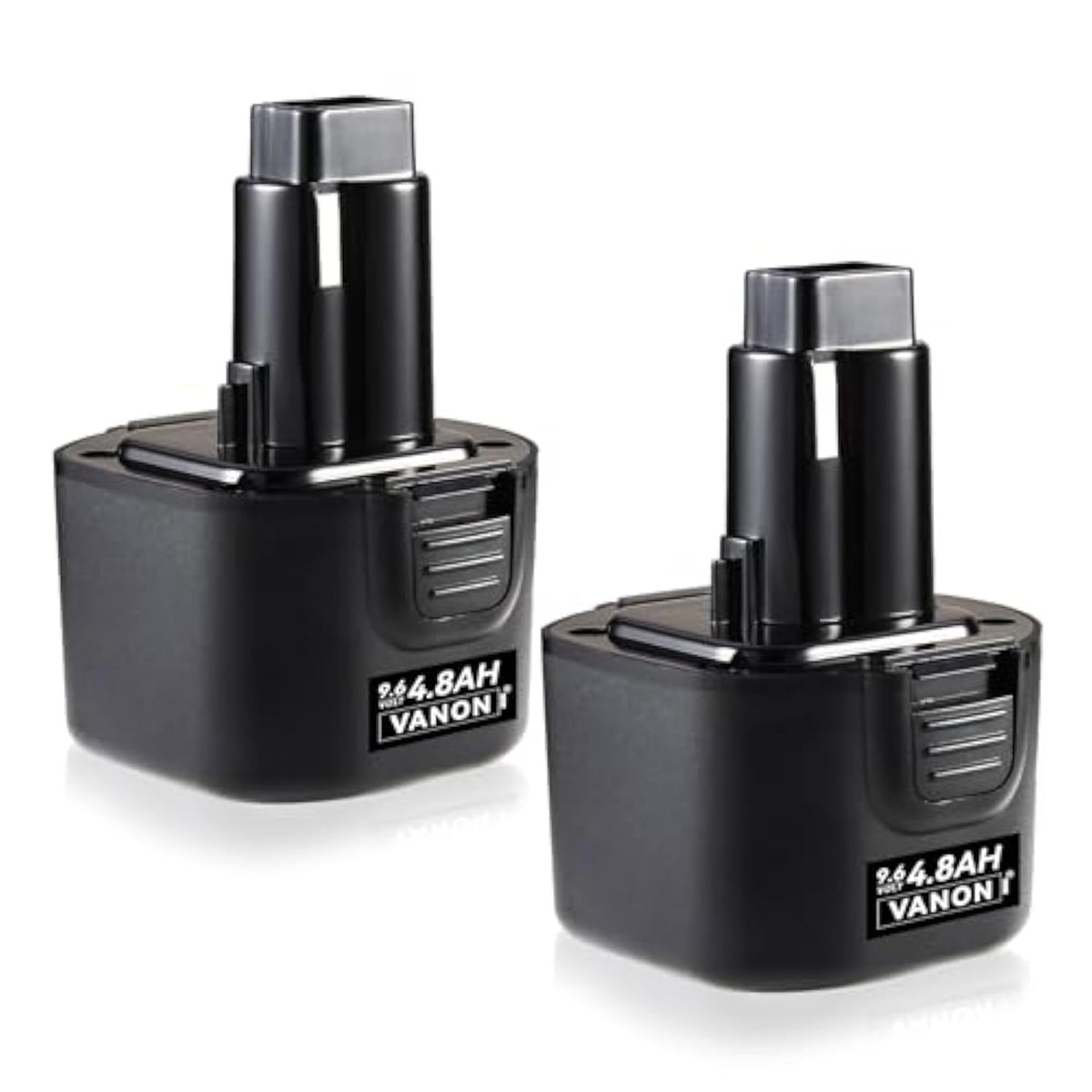 4.8Ah Replacement For Dewalt 9.6V Battery Ni-Mh Compatible With Dw9061 De9036 De9061 De9062 Dw926 Dw955K Dw955 Dw926K-2 Dw926K Dw902 Dw050 2 Pack