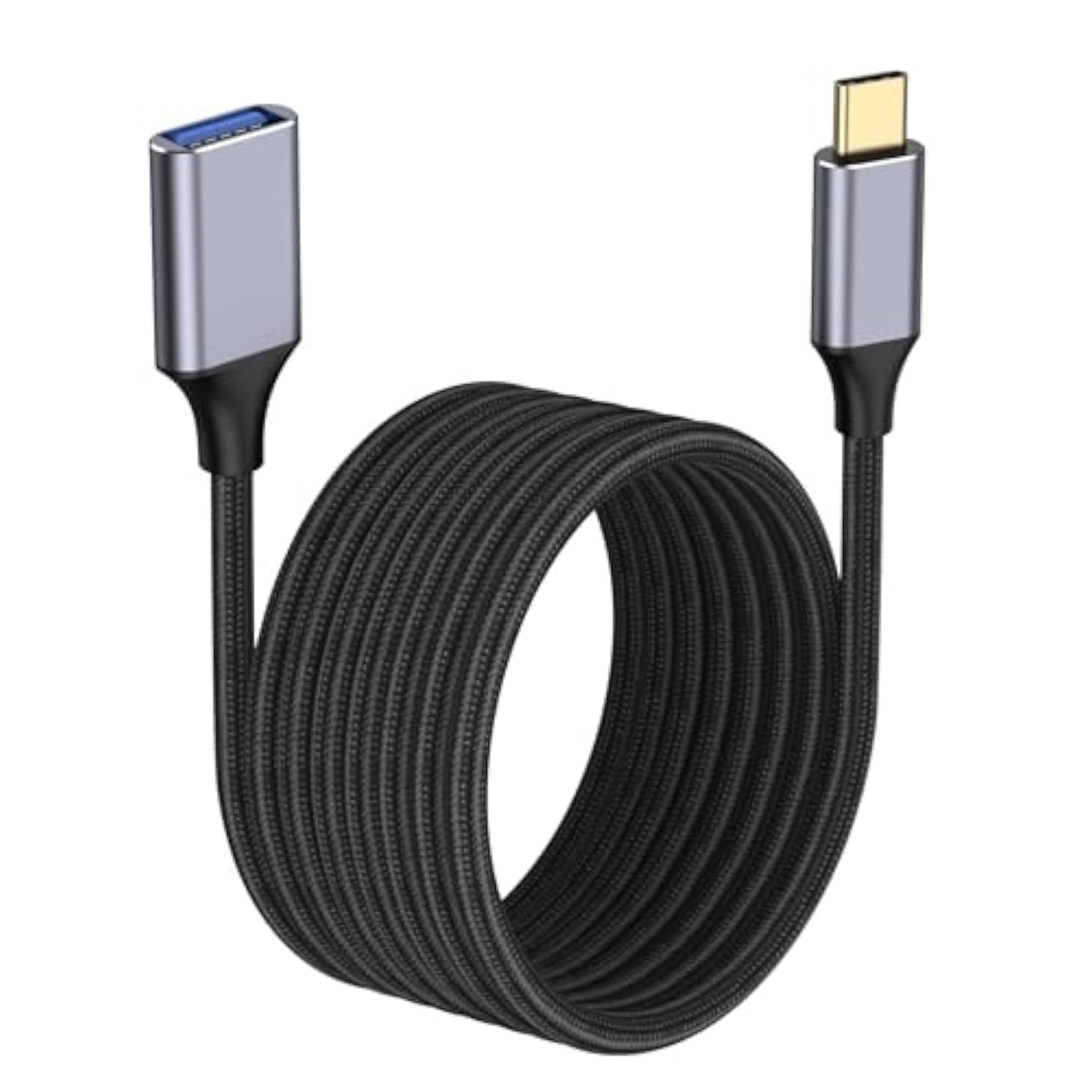 Usb Female To Usbc Male Cable Adapter(2M/6.6 Ft),Usb Female To Usb-C Cable,Typec To Usb3.0 Adapter,Usba To Usbc Male For Phone/Laptop/Tablet/Switch Usbc Device