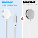 ???????? ???????????????? For Apple Watch Charger, [Usb A/C Dual Port][Portable Travel Essentials]Compatible With Iphone 17/16/15, Magnetic Wireless Charging For Iwatch Series Ultra 2/Se 2/10~1, [4Ft]