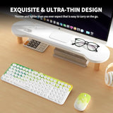Wireless Keyboard And Mouse Combo 2.4Ghz Usb Ultra-Thin Cute Cordless Compact-Sized Silent Retro Computer Keyboard&Mouse Set For Office Pc Computer,Laptop,Windows,Mac,Microsoft,Tablets(Graffiti Green)