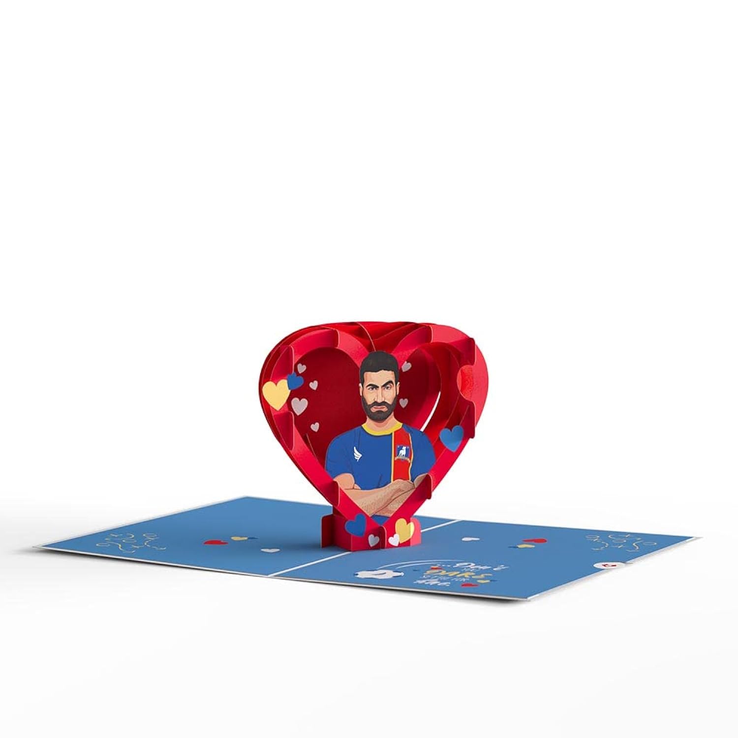 Ted Lasso Don'T You Dare Settle For Fine Pop-Up Card – Valentine’S Day Card – Handcrafted 3D Pop-Up Greeting Card - 5” X 7”