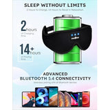 Sleep Headphones, Bluetooth 5.4 Sleep Mask Headband Headphones Sleeping Eye Mask, Wireless Music Earbuds Earphones With Hd Stereo Speakers For Side Sleepers, Cool Gadgets Unique Gift