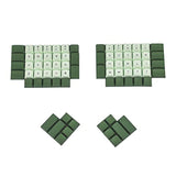 Zda Similar To Xda Keycaps Thick Pbt Matcha Dye-Sublimation Keycap Set For Erg