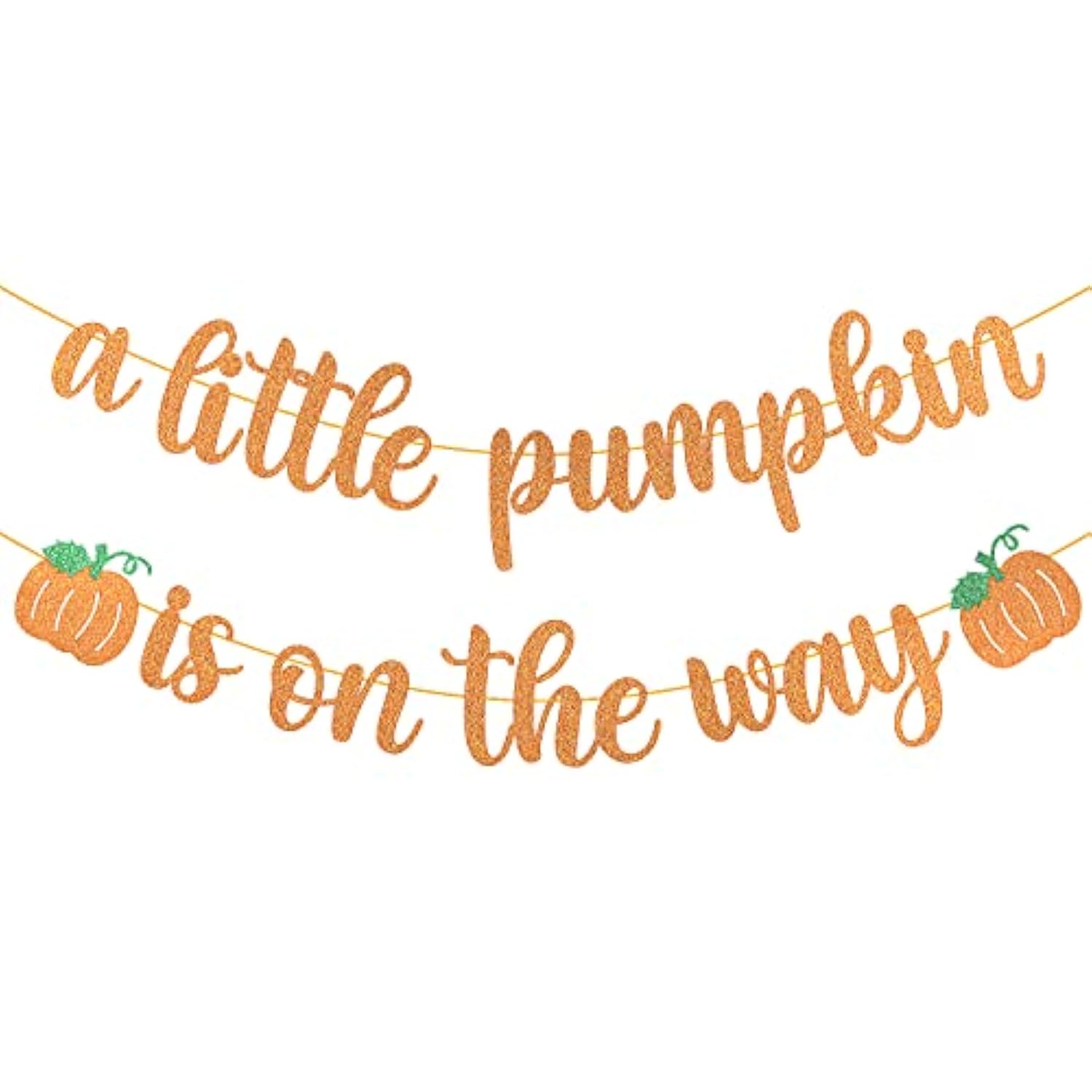 Pumpkin Baby Shower Decorations A Little Pumpkin Is On The Way Banner Orange Glitter Pumpkin Birthday Party Decorations Orange Little Pumpkin Banner Thanksgiving Fall Theme Gender Reveal Baby Shower Birthday Party Decorations Supplies