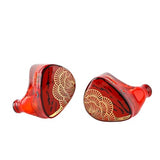 TANGZU x HBB XuanNv in Ear Monitor, 2 Dynamic Driver HiFi IEM Earphones, Wired Gaming Earbuds with 3D Printed Resin Shell, Detachable 2Pin Single