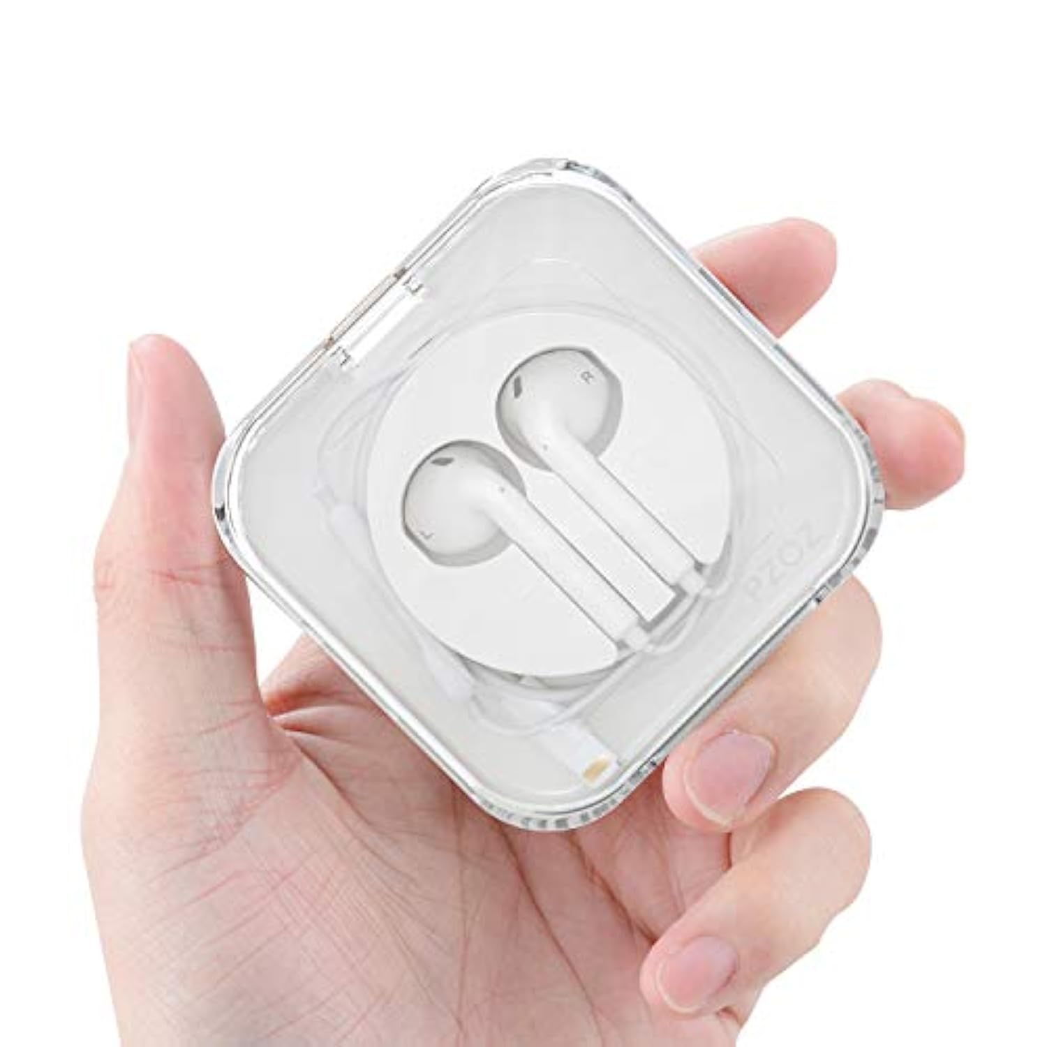 Earbuds Case Compatible For Apple Iphone/Ipad/Ipods Earpods, Earphones Cord Organizer Cover Wired Manager Holder Wrap Winder Mini Storage Carrying Cable Management (Earbuds)