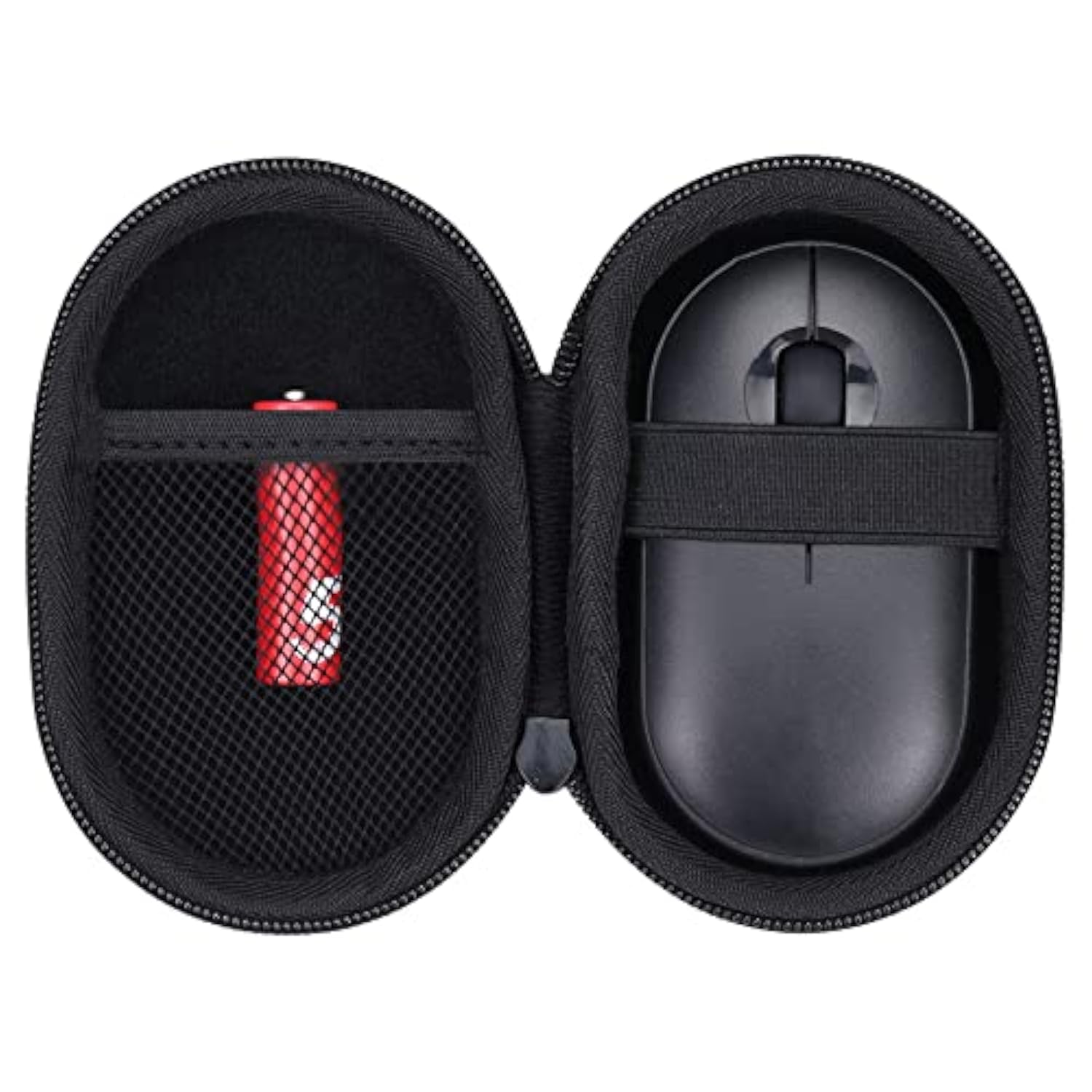Hard Carrying Case Compatible With Logitech Pebble M350 M355 I345 Wireless Bluetooth Mouse, Case Only (Black)