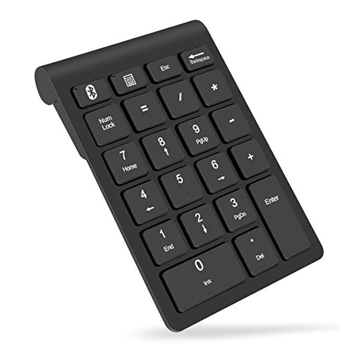 Bluetooth Number Pad For Laptop, Wireless Bluetooth 10 Key Numeric Number Keypad Numpad, Extensions Number Keyboard Laptop Accessories For Pc Chrome Notebook (No Receiver)