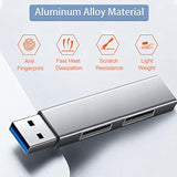Usb 3.0 Hub, Aluminium 3-Port Usb Hub Usb Splitter Usb Expander For Laptop, Xb