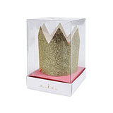 MERI MERI Gold Mini Glittered Crowns, 1 EA