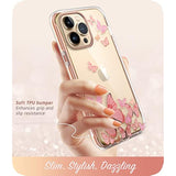 iPhone 13 Pro Max Slim Full-Body Stylish Protective Case with Built-in Screen Protector