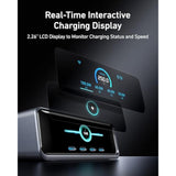 Anker Prime Charger, 250W GaN Prime USB C Charging Station, Ultra-Fast 6-Port, 2.26" LCD Display and Smart Control Dial, Compatible with MacBook Pro/Air, iPhone 16/15/14, Galaxy, and More (Silver)