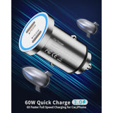 Iphone 16 Fast Car Charger,Car Charger For Iphone 15,60W Dual Usb C Fast Car Charger Adapter+20W Pd Usb-C Wall Charger Block+2Pack Usb C Cord For Iphone 16/16 Pro/16 Pro Max/15/15 Pro/15 Pro Max