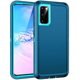 For Galaxy S20 5G Case,Shockproof Dropproof Dustproof 3-Layer Full Body Protection Rugged Heavy Duty High Impact Hard Cover Case For Galaxy S20 6.2 Inch,Turquoise