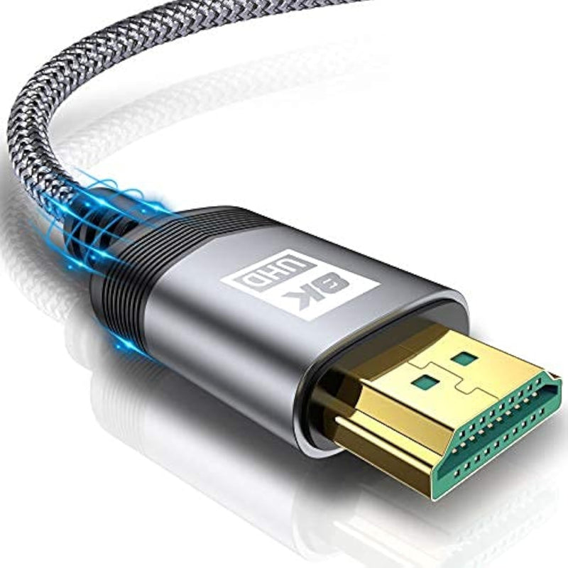 Hdmi Cable 25 Feet [8K@60Hz, 4K@144Hz], 8K Hdmi 2.1 Cable Ultra High Speed 48G