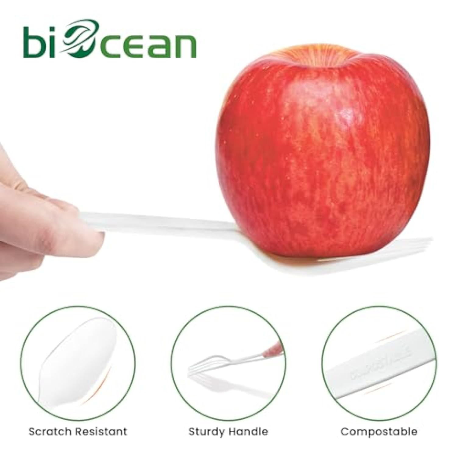 Extra Heavyduty Compostable Cutlery Set - 190 Count Large Disposable Utensils No Plastic Forks Spoons Knives Biodegradable Fork Eco Friendly Silverware For Party,Bbq,Daily Use,Events,Picnic