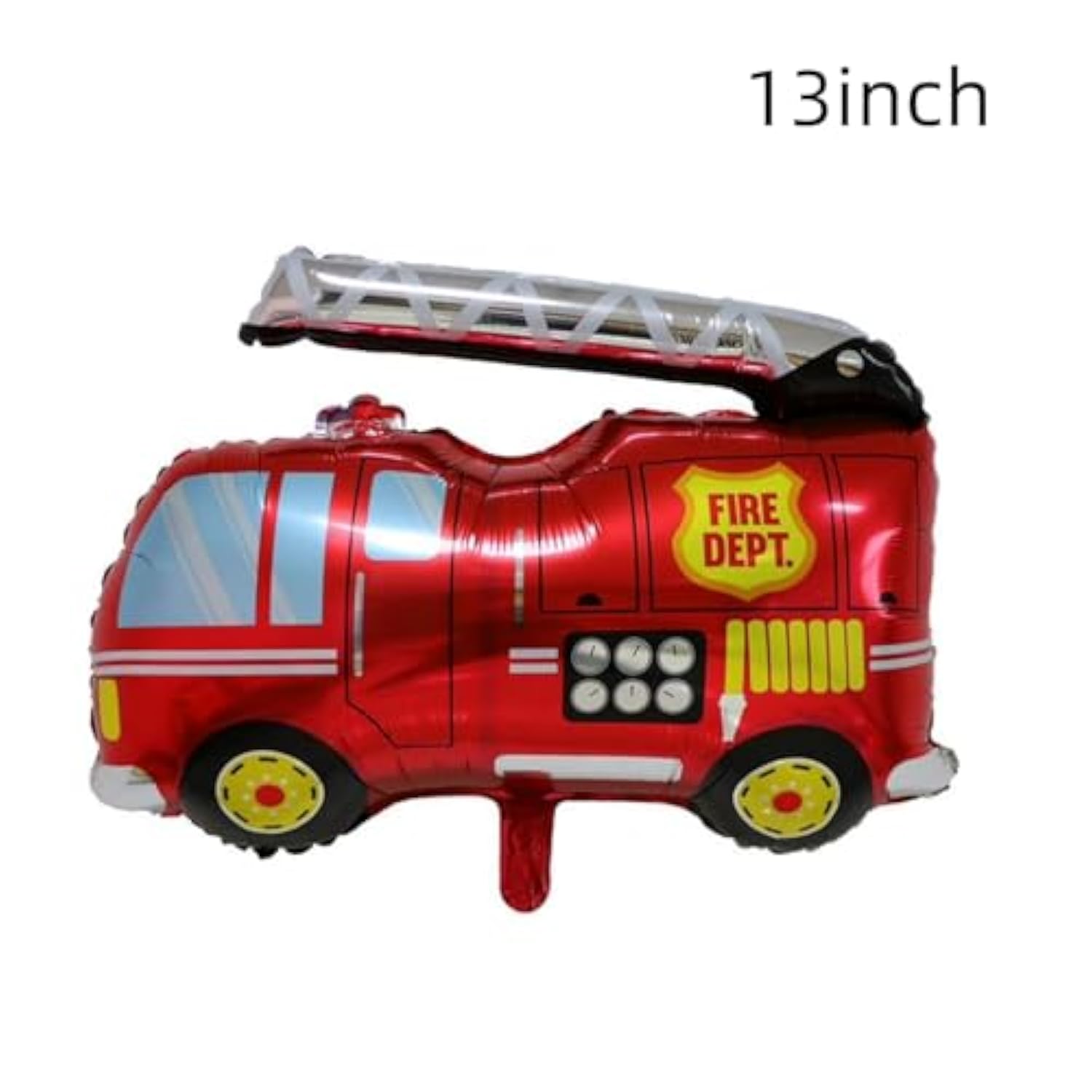 Firefighter Party Decorations Balloons,Fire Truck Balloons Number 3 Red? Fire Truck 3Rd Birthday Party Supplies Balloons ?Large Foil Fire Truck Balloon Helium (Fire Truck Red 3), 40Inch