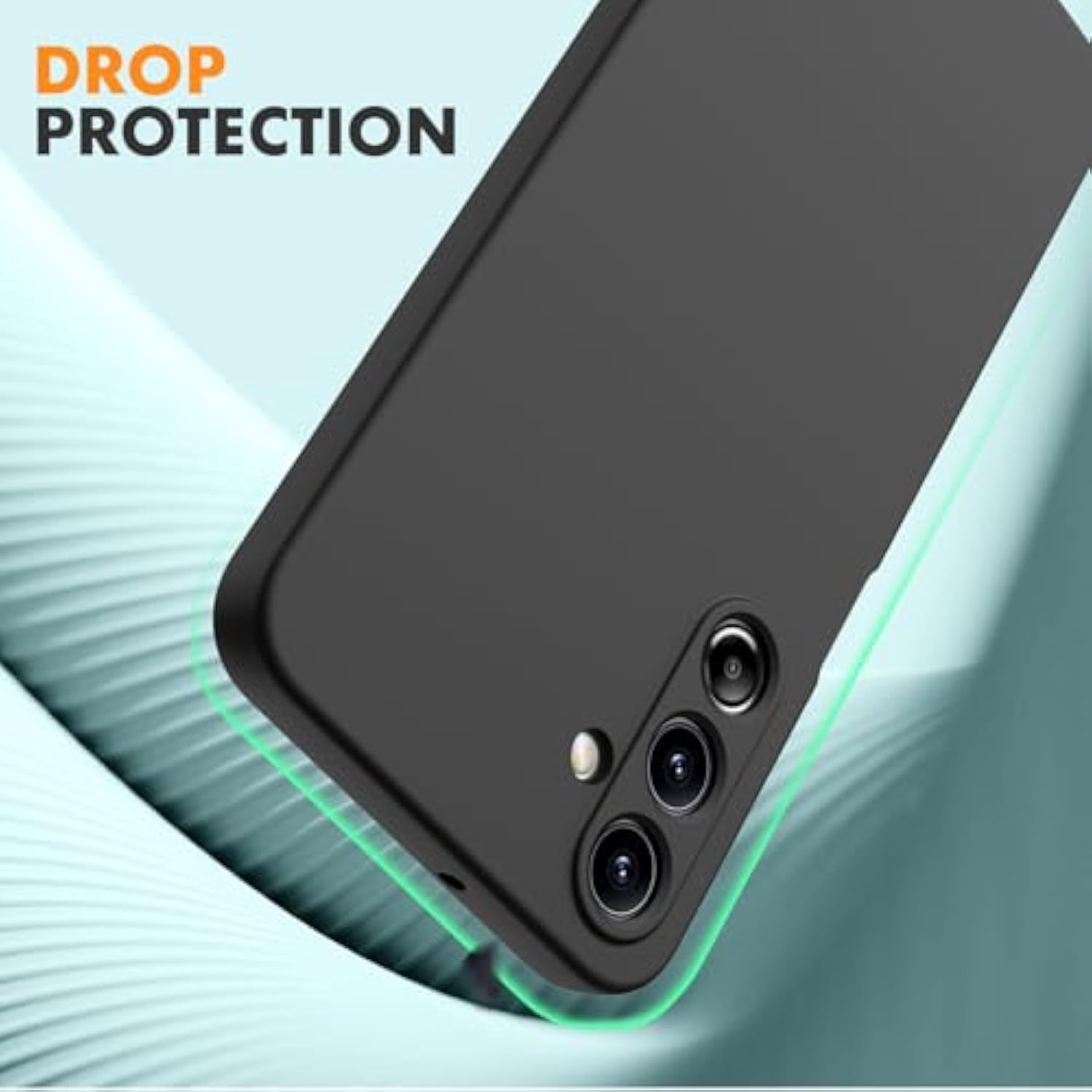 Samsung Galaxy A16 4G/5G Case 2 Pack Screen Protector TPU Silicone Black
