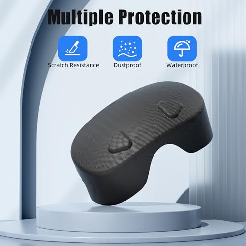 Lens Protector Cover For Meta Quest 3S,Hard Protective Shell Cover Compatible With Oculus Quest 3S Accessories,Protects Headset From Sunlight,Scratches And Dust