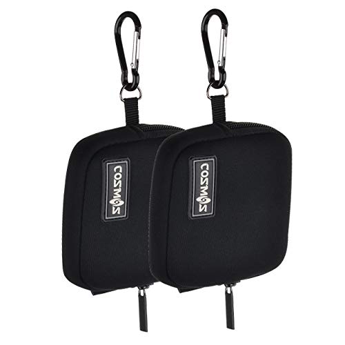 Pack Of 2 Mini Pouch Case Bag Small Travel Storage Carrying Bag Compatible With Magsafe Power Adapter, Laptop Accessories Cables, Cords, Usb Drives, Earphones