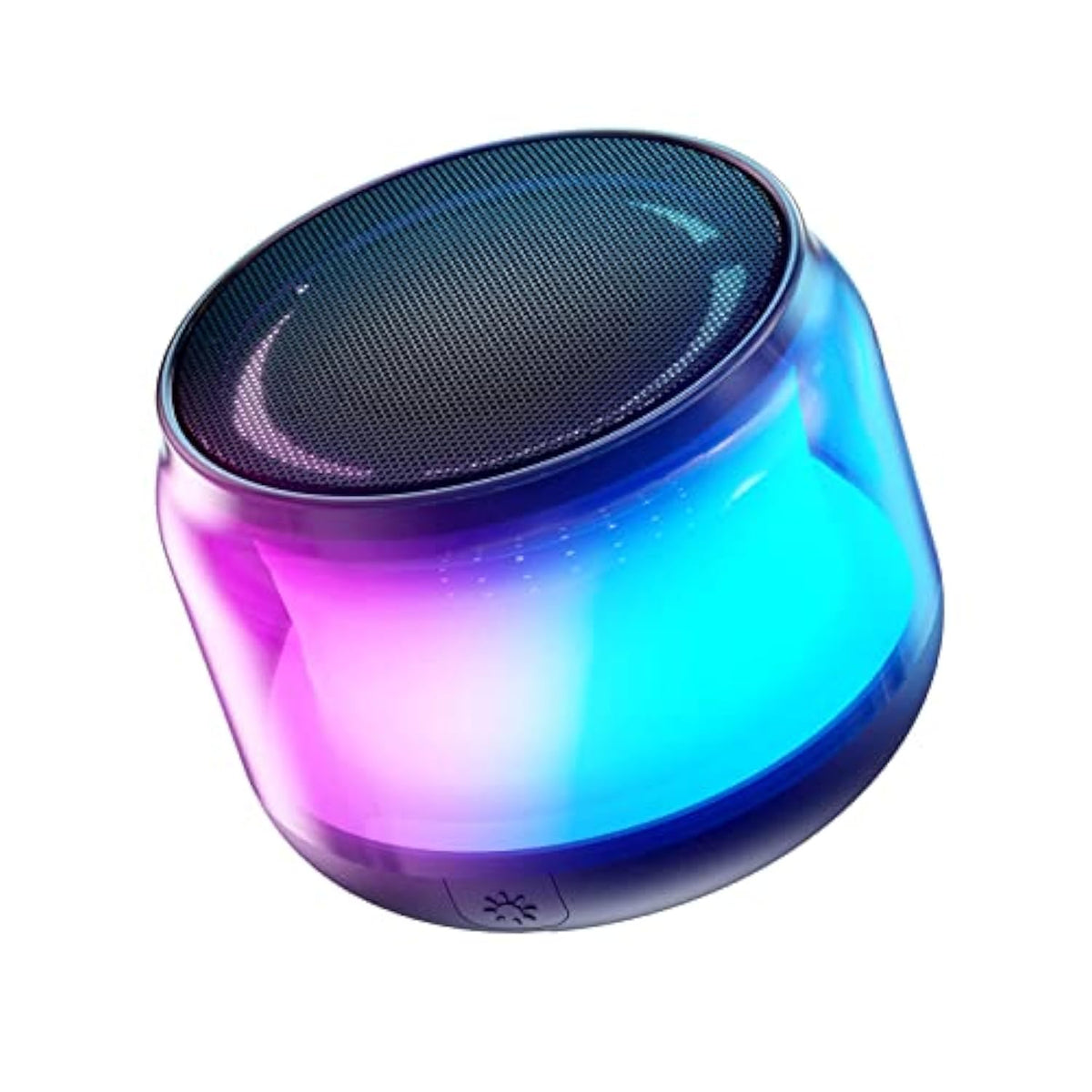 Portable Bluetooth Speakers With Colorful Lights, Loud Sound, Small Bluetooth Speaker With Wireless Stereo Pairing, Mini Gifts For Kids, Teen, Girls, Boys, Women