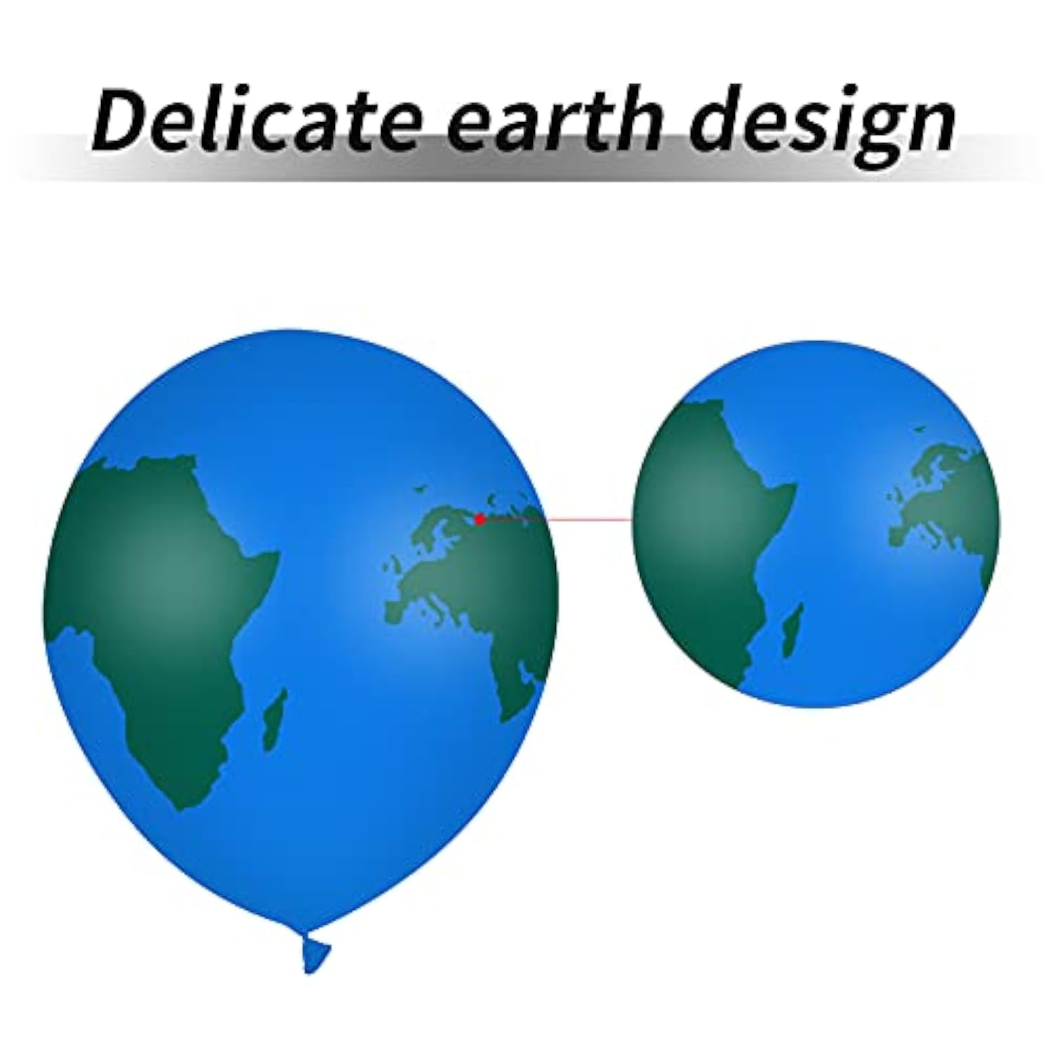 30 Pack 12 Inch Earth Globe Balloons World Map Birthday Space Theme Party Decorations