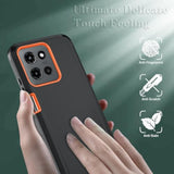 Phone Case For Motorola Moto G Power 5G 2025 Case With Hd Screen Protector, Heavy Duty Shockproof & Cover Phone Case (Blackorange, For Moto G Power 5G 2025)