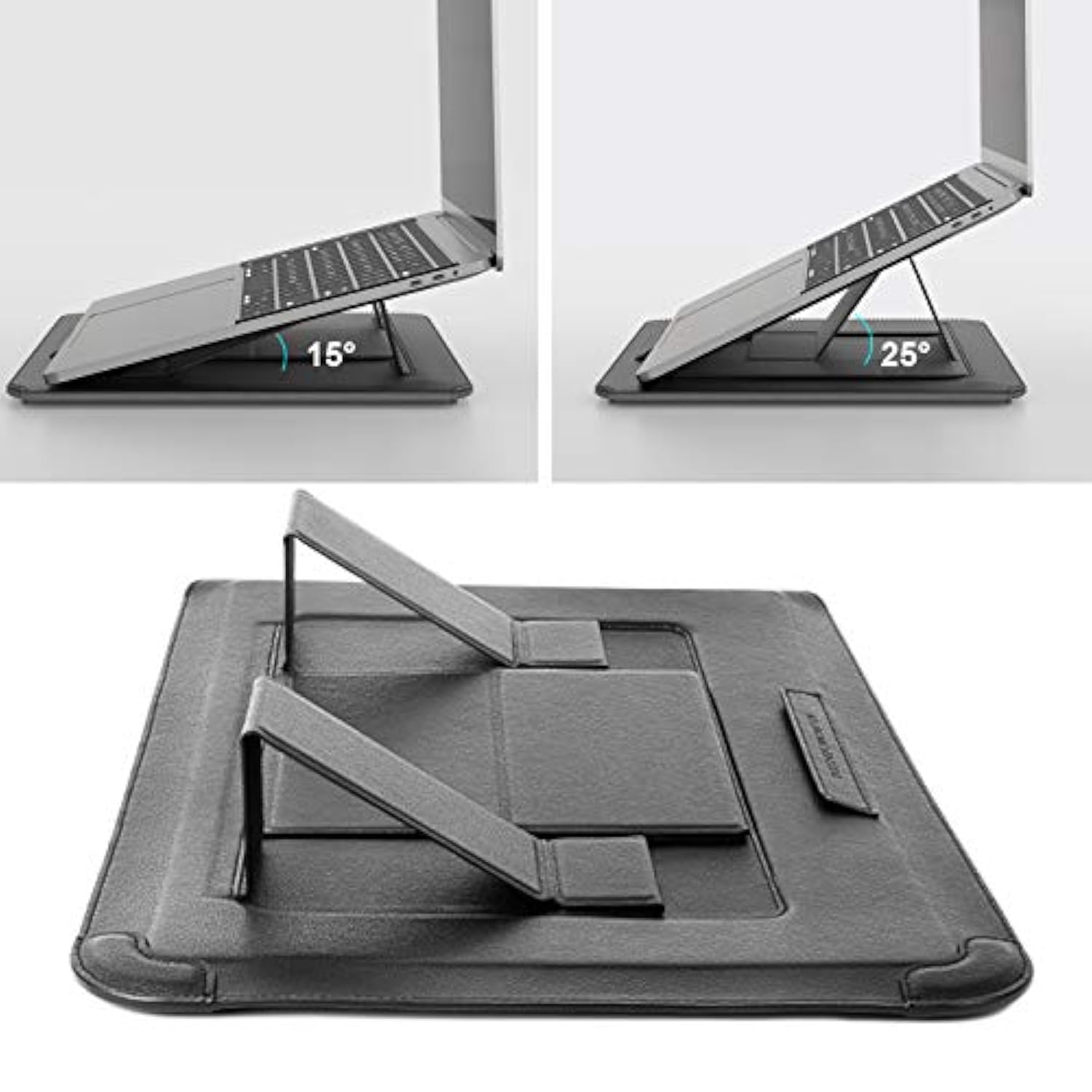 Laptop Sleeve For Macbook Air M4(2025)/Pro 13/Macbook Air 13 Inch, Macbook Air Sleeve With Laptop Stand And Mouse Pad, Case Bag For 13-14 Inch Macbook, Asus, Dell, Hp, Grey
