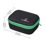 Hard Travel Case For Logitech Ergo M570/M575/M575S/ Logitech Mx Ergo S/Mx Ergo/Nulea M501/M509 Wireless Trackball Mouse (Case Only) (Oxford, Black & Green)